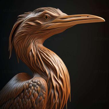 3D model bittern (STL)